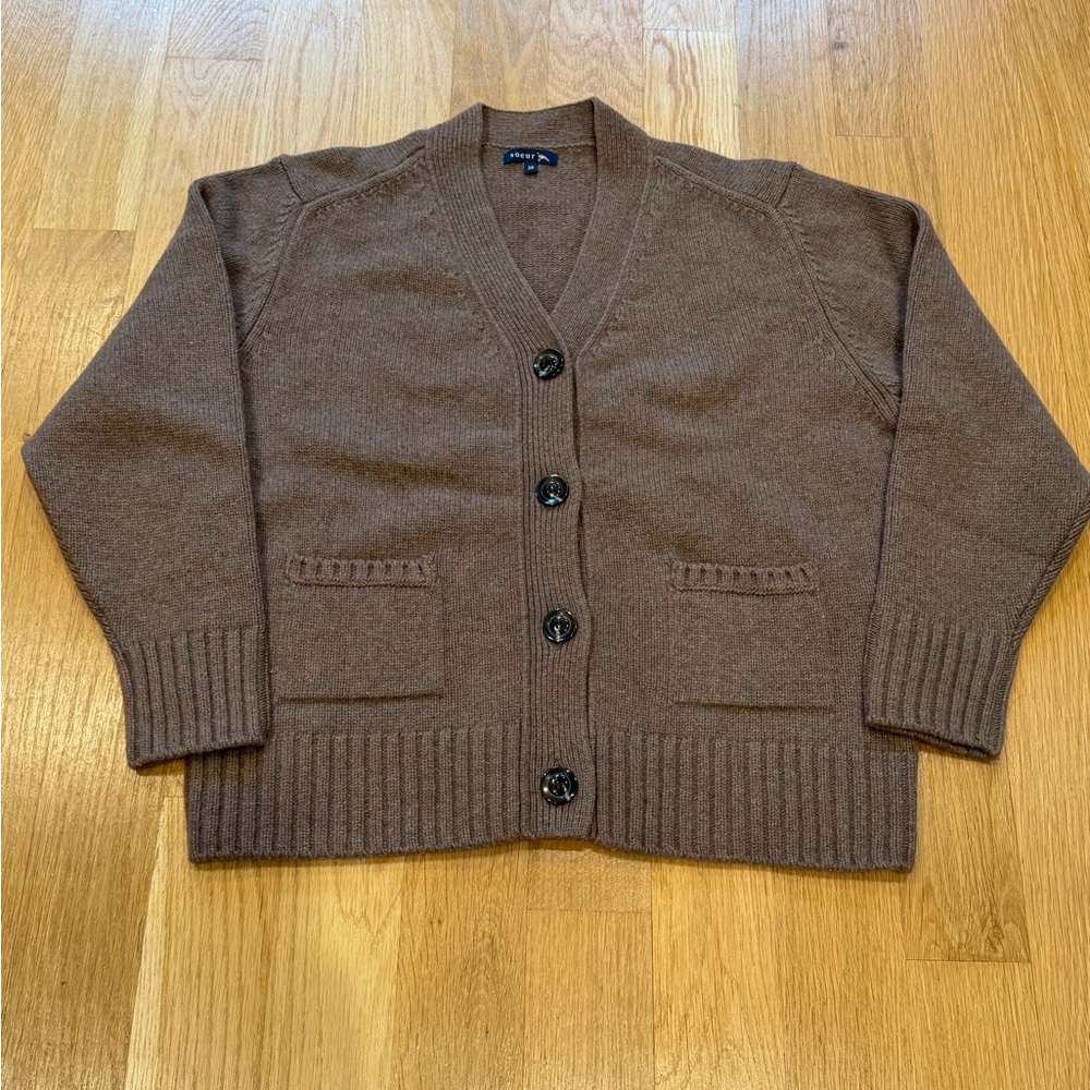 Soeur chic wool cardigan in size 38, never worn